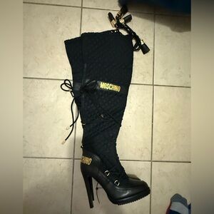 Moschino x H&M over-the-knee boots